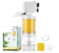 Filtre d'aquarium | Filtre d'aspirateur réglable | Filtre éponge biochimique multifonction | Filtre d'aspirateur d'aquarium pour des aquariums propres et
