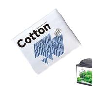 Filtre d'aquarium - Filtre de bassin - Fil dentaire - Grand rouleau de laine - Pour aquarium - Lavable et réutilisable - 60 x 40 cm