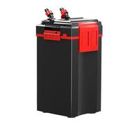 Filtre d'aquarium, Filtre Externe d'aquarium 1500 L/H, Filtration en Trois étapes avec débit réglable et température constante intégrée, système intégré de CO2 Silencieux pour Aquarium