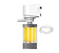 Filtre d'aquarium | Machine de nettoyage de circulation d'eau - Filtre d'aquarium silencieux à plusieurs étapes pour eau douce et salée, tortue, crevettes, plantes, algues, étang