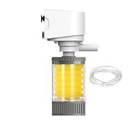 Filtre d'aquarium - Pompe de circulation d'eau silencieuse | Puissant aérateur de nettoyage d'aquarium | Filtre interne pour bassin d'eau douce et salée récif Betta Tortue Axolotl Crevettes Planté