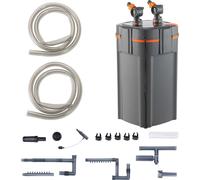Filtre d'aquarium SucceBuy - débit de 264 GPH. bidon de 75 gallons à 3 niveaux. Ultra silencieux, protégé contre les UV. Immergeable, multifonctionnel pour les réservoirs de poissons. puissance de 11