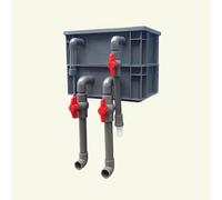 Filtre D'aquarium Suspendu, Boîte De Filtration, Système De Circulation Et De Renouvellement De L'eau Pour Bassin À Poissons, Filtre D'aquarium Avec Cascade, Adapté Aux Aquariums(30x20x23cm)