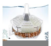 Filtre d'aquarium, système de purification d'aquarium domestique, couleur transparente, nettoyeur d'eau efficace, travail à faible bruit, petit équipement de filtration de purification, pour les