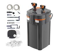 Filtre d'aquarium - VEVOR - 208L lampe UV 10w, réservoir de poissons silencieux,3,91 kg,Niveau sonore < 50db,Gris