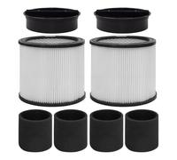 Filtre d'aspirateur, cache-filtre en coton, accessoires. Compatible avec Shop Vac 90304, 90398 et 9032933.(8pcs Filter 90304)