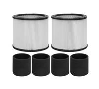 Filtre d'aspirateur, cache-filtre en coton, accessoires. Compatible avec Shop Vac 90304, 90398 et 9032933.(6pcs Filter 90304)