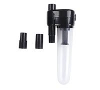 Filtre d'aspirateur collecteur de poussière, filtre externe de protection du moteur avec 2 connecteurs coniques pour tuyaux de 32 mm et 34,5 mm, filtre ABS lavable pour poussière de cloison sèche en