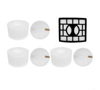 Filtre d'aspirateur de rechange pour modèles Shark Powered NV800uk NV800 NV800W NV801 UV810 NV620 AX910 AZ910, 1 filtre et 3 ensembles de filtres en coton pour poussière efficace et Pet Dan