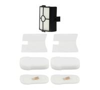 Filtre d'aspirateur de rechange pour une puissance d'aspiration optimale et une installation facile sans outil, lot de 3 pièces avec filtre principal et ouate filtrante pour une puissance d'aspiration