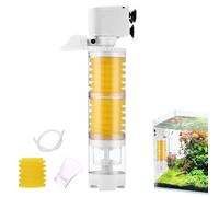 Filtre d'aspirateur pour aquarium | Filtre d'aquarium efficace avec éponge pour filtration et oxygénation | Purificateur d'eau pour aquariums | Système de filtre interne silencieux pour un