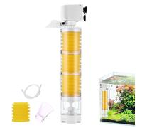 Filtre d'aspirateur pour aquarium - Unité de filtration interne efficace avec cartouche éponge, système de pompe purificateur d'eau | Filtre d'aquarium multi-étapes pour oxygénation, élimination des