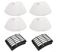 Filtre d'aspirateur pour Shark CU512 CU530 CU500 CU510 CU520 Series Navigator pour LiftAway XL Upright avec lot complet de 2 filtres, 4 filtres en mousse et 4 filtres en feutre