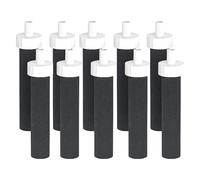 Filtre de bouteille d'eau de remplacement for BB06, Compatible for Brita, Compatible for Brita, côté rigide, Sport et acier inoxydable(10PCS)