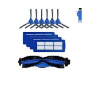 Filtre de brosse latérale principale à rouleau compatible avec les pièces d'aspirateur hybride Anker Eufy Robovac 11S Max/ 15C Max/ 30C Max/ G10/G20/G30 Edge/G30(SET 4)