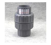 Filtre de canalisation, filtre à eau, Clapet anti-retour en ligne, clapet, plastique, diamètre intérieur 32-63 mm PVC, raccord de tuyau unidirectionnel for aquarium d'irrigation jardin, 1 pièce(40mm)