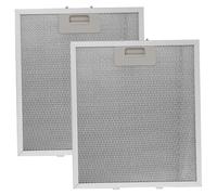Filtre de capuche de gamme 2PCS, filtre à graisse capuche à mailles en aluminium plusieurs couches avec des accessoires cuisine remplacement lavables résistants la chaleur pour la chaleu