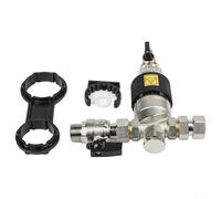 Filtre de chaudière magnétique DN20, séparateur de boues de chauffage central avec connexion filetée de 1,9 cm, anti-rouille et anti-calcaire pour système CVC, piège à saleté en laiton et plastique