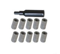 Filtre de chauffage de stationnement en acier inoxydable pour nettoyage des évaporateurs de brûleur à air - Kit de 16 pièces de rechange en maille d'atomiseur (11 pièces)