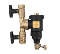 Filtre de chauffe-eau central pour séparation de la saleté de chaudière, séparateur de boues magnétique avec maille en acier inoxydable, filtration en 1 étape pour systèmes CVC, raccords filetés DN20