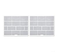 Filtre de climatiseur pour unité intérieure, écran anti-poussière à suspendre, filtre AC en plastique pour sortie d'air, compatible avec le système Select Split (31 x 25,5 cm)