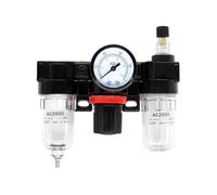 Filtre de compresseur d'air 1/4 ", séparateur huile-eau, régulateur de pression AC2000, traitement du gaz, source d'air, joint de tuyau d'entrée d'air 4mm 6mm 8mm 10mm(AC2000 add PC8)