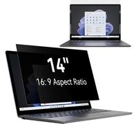 Filtre De Confidentialité 14 Pouces Aspect 16:9, Film Ecran Ordinateur Confidentialité Portable Compatible Avec Lenovo/Thinkpad/Acer/Dell/Hp/Asus/Sony, Amovible Anti-Lumière Bleu P[ZHUJ0326]