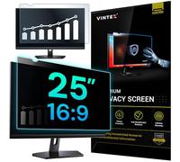Filtre de confidentialité 16:9 pour écran large et ordinateur portable - Anti-reflet - Film de protection anti-rayures - Bouclier de confidentialité des données - 25"