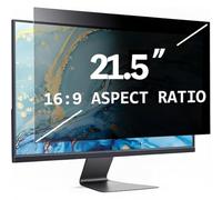 Filtre de confidentialité 21.5 pouces 16:9 pour moniteur, anti-lumière bleue et antireflet, protection d’écran amovible, compatible avec HP, Dell, Lenovo, Samsung, LG, Acer, ASUS