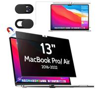 Filtre de confidentialité magnétique pour Apple MacBook Pro 13" (2016-2022, M1, M2) et MacBook Air 13 (2018-2021, M1), amovible, anti-éblouissement, anti-lumière bleue, brise-vue
