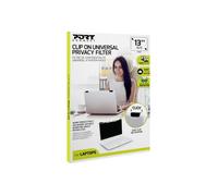 Filtre de confidentialité - PORT Connect - CLIP ON UNIVERSAL - 15,6 pouces - Compatible ordinateur portable