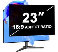Filtre de confidentialité pour écran 23 pouces Computer au format 16:9 , Film Protecteur d'écran 23" filtre anti-reflets et anti-lumière bleue, Amovible Film Protecteur d'écran pour PC&Moniteur