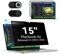 Filtre De Confidentialité Pour Macbook Air 15 Pouces (2023-2025,M2,M3,M4),Amovible Protection Ecran Filtre Anti Espion Lumière Bleu Reflet,Laptop Privacy Screen Pour Mac 15 A3114/A[POU6263674]