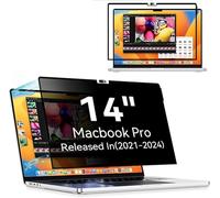 Filtre de Confidentialité pour MacBook Pro 14 Pouces (2021-2025,M1,M2,M3,M4,M5),Amovible Protection Ecran Filtre Anti Espion Lumière Bleu Reflet,Laptop Privacy Screen pour Mac Pro 14