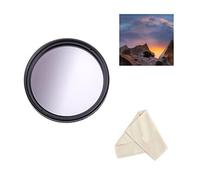 Filtre de couleur dégradé gris pour Sony Alpha A6600 A6500 A6400 A6300 A6100 A6000 A5100 A5000 A3000 avec objectif Sony Alpha SEL1855 E Mount 18-55 mm F3.5-5.6 49 mm