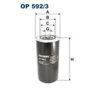 Filtre de direction assistée Filtre vissé OP 592/3 FILTRON pour FIAT IVECO