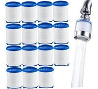 Filtre de douche 15 pièces remplacement de filtre en coton PP antiblocage bâton robinet multi-usage pratique pour la p
