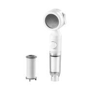 Filtre de douche pratique avec amélioration de la pression de l'eau - Design ABS - Élimine le chlore pour les peaux sensibles - Filtre de douche pour voyage