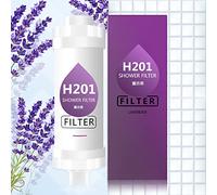 Filtre de Douche Vitamine C, Filtre Anti Calcaire Douche avec Arôme, Filtre de Douche Chlore et Fluorure, Filtre de Douche à 6 Étapes Remplaçable, Aide à Améliorer Peau et Cheveux (Lavande)
