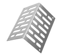 Filtre de Drainage D’angle en Acier Inoxydable 304, Maille Pliable L | Sortie Latérale, Forme à Angle Droit, Retient Cheveux et Débris, pour Évacuation Cuisine et Entretien Immobilier