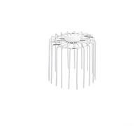 Filtre de drainage de toit en acier inoxydable pour systèmes en PVC et gouttière, dispositif anti-obstruction pour tubes de 50 à 200 mm, argenté (tube de 110 mm)