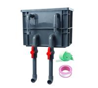 Filtre de fixation pour aquarium - insert filtrant pour eau propre, fonctionnement silencieux, installation DIY, favorise la circulation et le filtrage, parfait pour les aquariums tropicaux, le nettoy