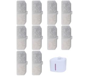 Filtre De Fontaine À Eau Pour Chat - Cartouche De Rechange Premium, Charbon Actif PP Coton Coque De Noix De Coco | Accessoires De Fontaine Pour Animaux De Compagnie, 10.5x4.5cm, 4 Pièces, Pour Chien E