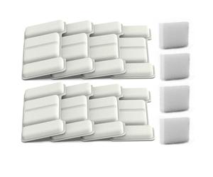 Filtre De Fontaine À Eau Pour Chat - Pack De Cartouches De Purification De Remplacement, Système De Recharge De 4 Éponges De Filtration, Élément Nettoyant Pour Distributeur De Boisson, Cartouche De Pu