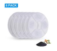 Filtre de fontaine d'eau - YOUTHINK - 6 Pcs - Charbon actif - Compatible avec plusieurs modèles - 127mm