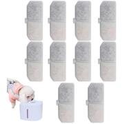 Filtre de fontaine pour animaux de compagnie - Pack de cartouches de charbon, insert de purification d'eau, noyau de circulation rectangulaire | Conception de structure de perméabilité à haut débit, s