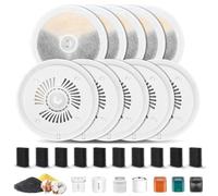 Filtre de fontaine pour chat, 10 pièces pour Petkit Eversweet Solo SE Solo 2 3 Pro 3 2s Fontaine à eau pour chat avec 10 filtres éponges Système de filtration quadruple 3 unités de filtration Filtre