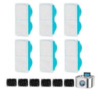 Filtre De Fontaine Pour Chat-9x4.3x2.2cm, Dissolvant D'odeurs Avec Éponge, Cartouche Filtrante Pour Distributeur D'eau Pour Animaux De Compagnie | Remplacement De La Fontaine, Pour Animaux De Compagni