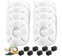 Filtre de fontaine pour chat, distributeur d'eau de rechange, filtration d'hydratation pour animaux de compagnie, filtre à charbon actif pour une eau propre qui coule, noyau en éponge non tissée pour