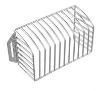 Filtre de gouttière en acier inoxydable 304 pour mur et coin, protection contre les feuilles et les rats, sans obstruction, montage facile pour balcon, terrasse, jardin (M)